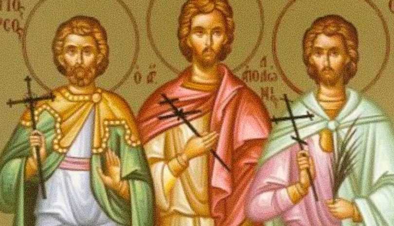 Εορτολόγιο, Πέμπτη, 14/12/2023, σήμερα γιορτάζουν οι Άγιοι Θύρσος, Λεύκιος, Καλλίνικος.