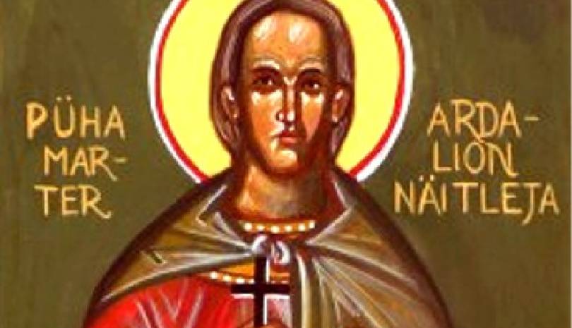 Άγιος Αρδαλίων ο Μίμος - Εκκλησιαστική γιορτή σήμερα 14 Απριλίου