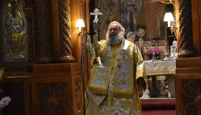 Ο Μητροπολίτης Μάνης στον Άγιο Διονύσιο Αρεοπαγίτη Κολωνακίου