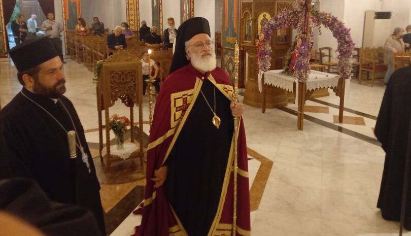 Η εορτή του Αγίου Ευμενίου του Νέου στη Μητρόπολη Αρκαλοχωρίου.