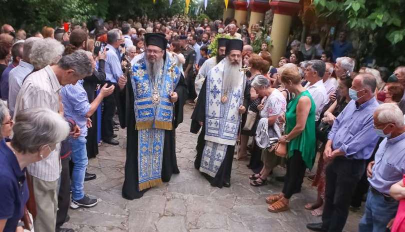 Δισαρχιερατικός Εσπερινός για την Εύρεση της Ιεράς Εικόνας της Παναγίας της Ελεούσας (ΦΩΤΟ)
