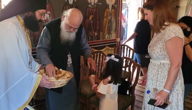 Την Αγία Μαρίνα τίμησε και φέτος ο Αρχιεπίσκοπος Ιερώνυμος