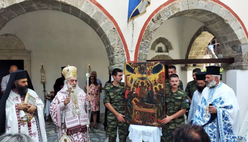 Ιερά Μονή Μεγάλης Παναγίας - Απόδοση εορτής κοιμήσεως Θεοτόκου 2022