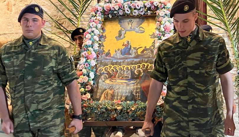 Ιερά Μονή Παναγίας Σκριπούς: Απόδοση εορτής κοιμήσεως Θεοτόκου 2022