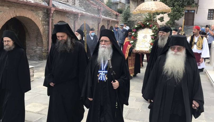 Η Παναγία Άξιον Εστί στην Κομοτηνή - Πανηγυρική υποδοχή από χιλιάδες πιστούς (ΒΙΝΤΕΟ)