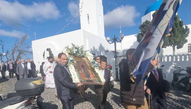 Η Εορτή του Αγίου Γερασίμου στο Φηροστεφάνι Θήρας