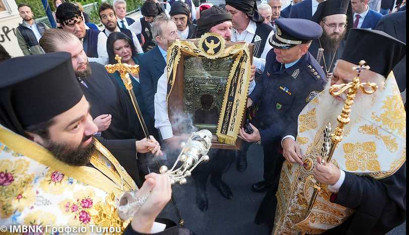 Η Παναγία Σουμελά στην Αθήνα: Μεγαλοπρεπής υποδοχή και πανηγυρικός Εσπερινός (ΦΩΤΟ)