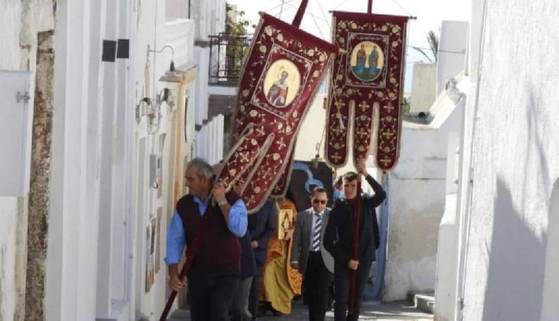 Η Εορτή των Αγίων Αναργύρων στο Μεγαλοχώρι Σαντορίνης