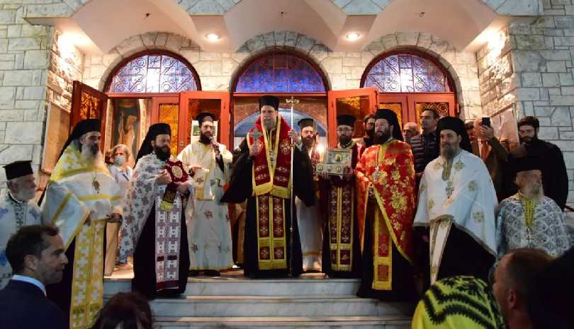 Ηράκλειο Αττικής: Μεθέορτος Εσπερινός και Λιτάνευση Αγίου Νεκταρίου