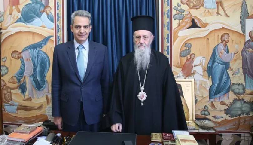Στον Μητροπολίτη Ναυπάκτου ο Υφυπουργός Παιδείας