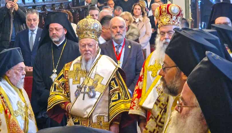 Συλλείτουργο Οικουμενικού Πατριάρχη Βαρθολομαίου και Αρχιεπισκόπου Κύπρου Γεωργίου