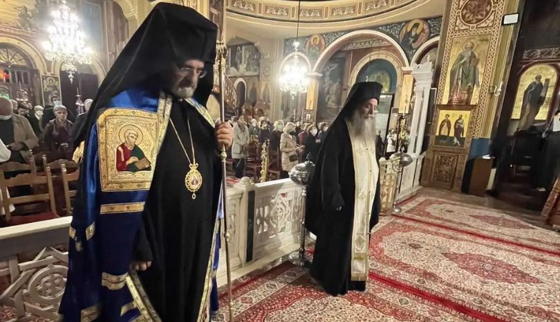 Ο Μητροπολίτης Κρήνης στον Άγιο Βασίλειο Πειραιώς