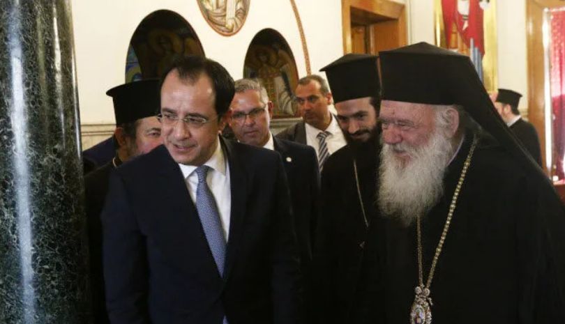 Στον Αρχιεπίσκοπο Ιερώνυμο ο Πρόεδρος της Κυπριακής Δημοκρατίας