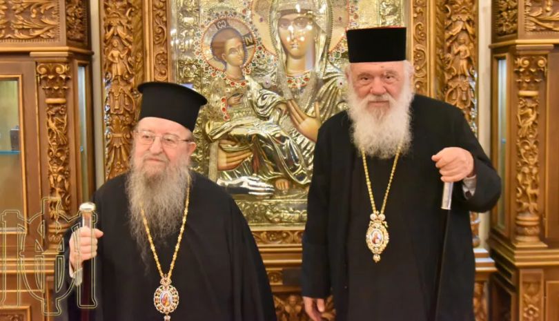 Συναντήθηκαν οι Μητροπολίτης Θεσσαλονίκης και Αρχιεπίσκοπος Ιερώνυμος