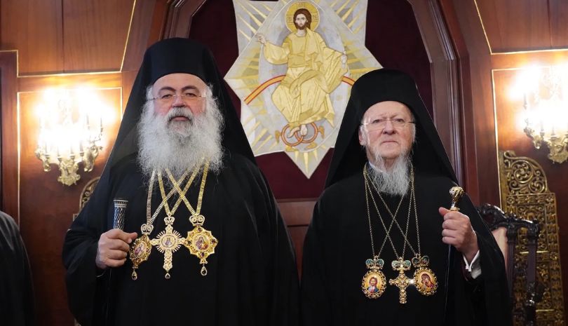 Στο Οικουμενικό Πατριαρχείο ο Αρχιεπίσκοπος Κύπρου – Θερμή υποδοχή από τον Οικουμενικό Πατριαρχείο