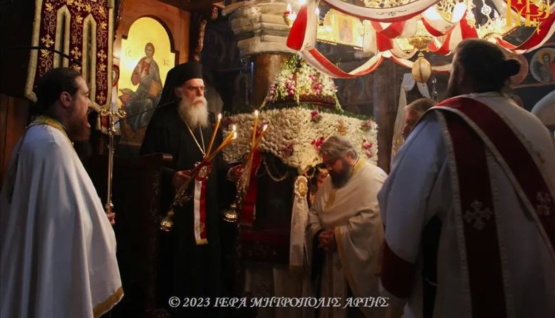 Αναστάσιμος Εσπερινός στην Ιερά Μονή Κάτω Παναγιάς Άρτης