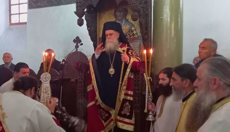 Εσπερινός Αγίων Αυταδέλφων Θεοχάρους και Αποστόλου στην Άρτα