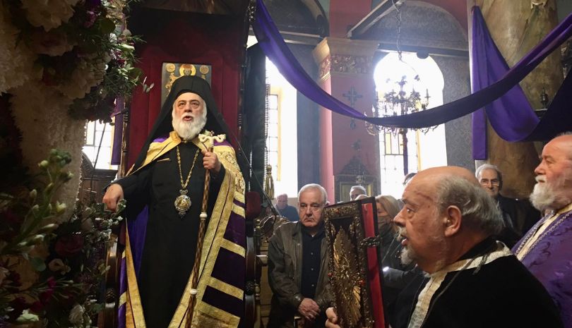 H Τελετή της Αποκαθηλώσεως στην Αγία Αναστασία Φαρμακολύτρια