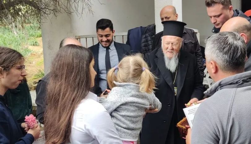 Ο Οικουμενικός Πατριάρχης στον Άγιο Νικόλαο στο Μάρμαρο Ίμβρου