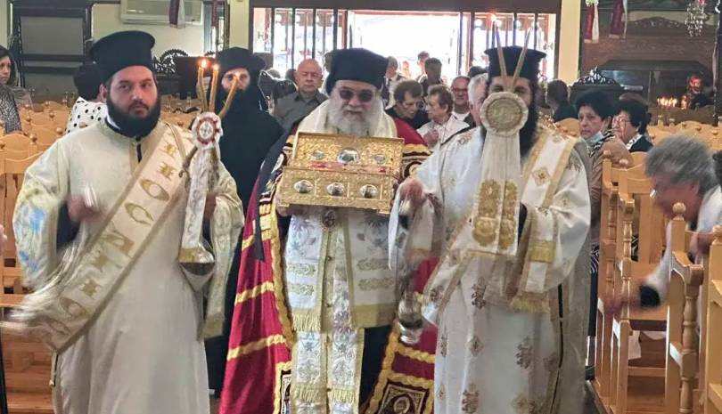 Κύπρος: Το Τσέρι υποδέχτηκε την Τιμία χείρα της Αγίας Φωτεινής της Σαμαρείτιδος