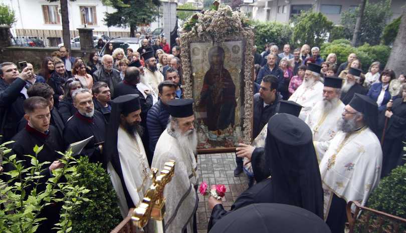Λιτανεία για την επιστροφή της Παναγίας Ελεούσης στην Έδεσσα