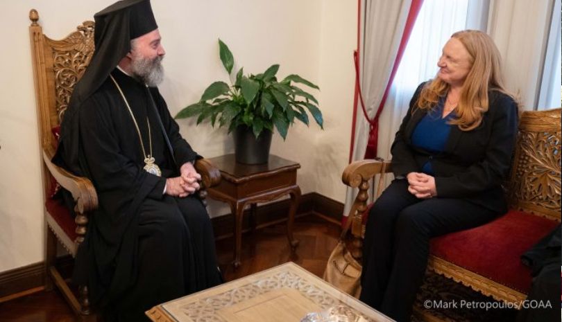 Η νέα Πρέσβης της Αυστραλίας στην Ελλάδα στην Αρχιεπισκοπή Αυστραλίας
