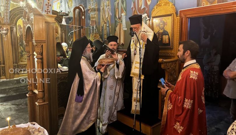 Ο Αρχιεπίσκοπος στην Ι. Μονή Παναγίας Άξιον Εστίν