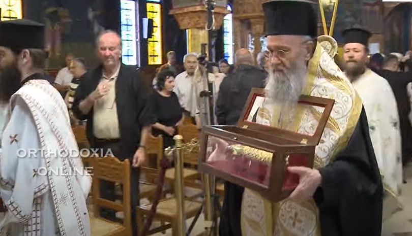 Σε ζωντανή μετάδοση η Έλευση του Ιερού λειψάνου του Αγίου Πολυκάρπου στην Ναύπακτο