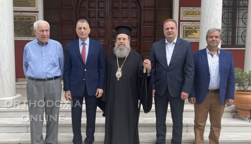 Την Ιερά Μητρόπολη Ιερισσού επισκέφτηκε ο Αλκιβιάδης Στεφανής