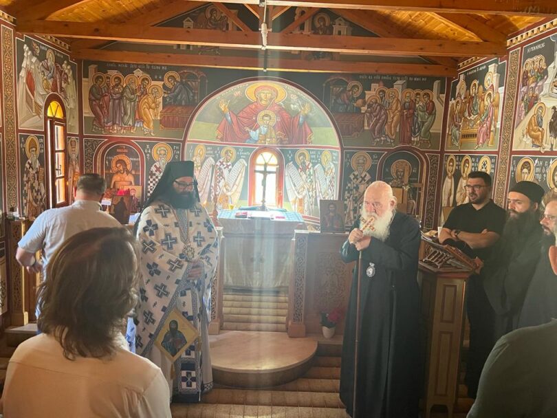 Ο Αρχιεπίσκοπος τίμησε την Αγία Μαρίνα στη νήσο Άμπελο