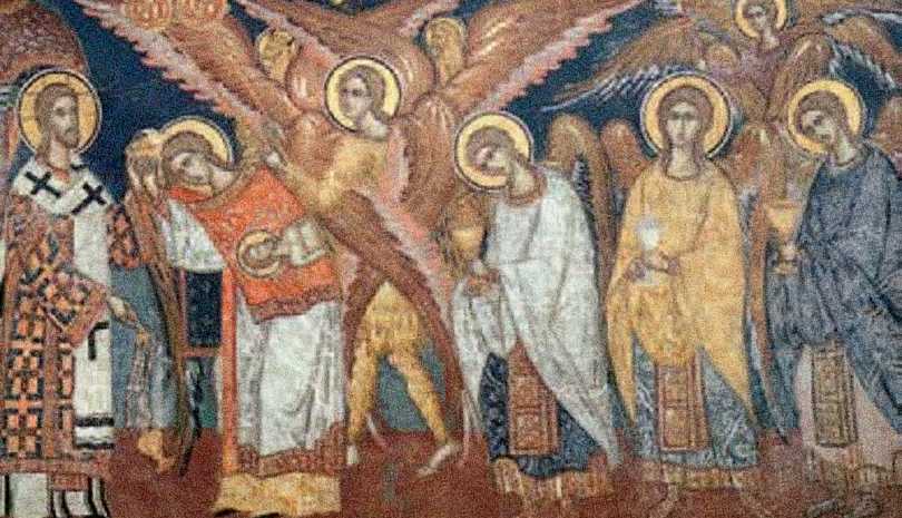 Σ' αυτούς παρουσιάζονταν συνεχώς οι άγιοι άγγελοι και με κάθε τρόπο τους βοηθούσαν