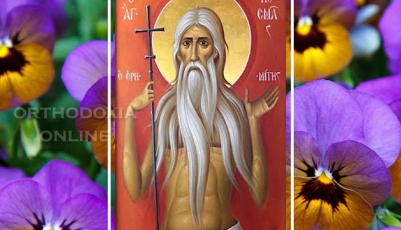 Ο Όσιος Κοσμάς ο ερημίτης και ομολογητής γιορτάζει σήμερα Σάββατο 2 Σεπτεμβρίου 2023
