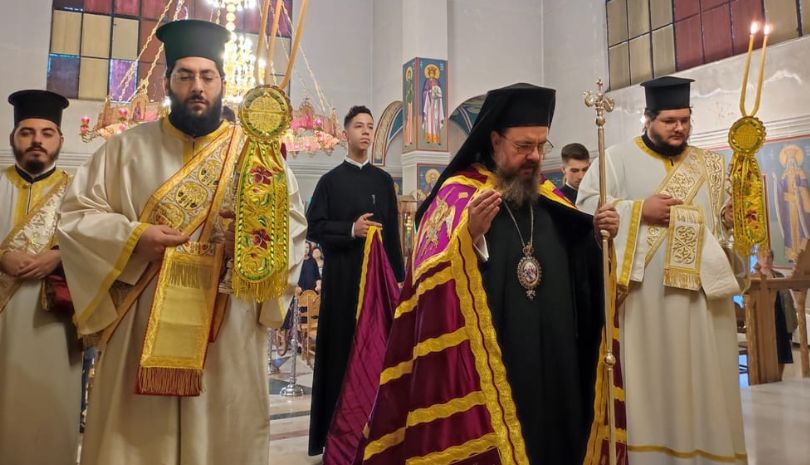 Στον Ιερό Ναό Αγίου Δημητρίου στο Καινούργιο ο Μητροπολίτης Αιτωλίας