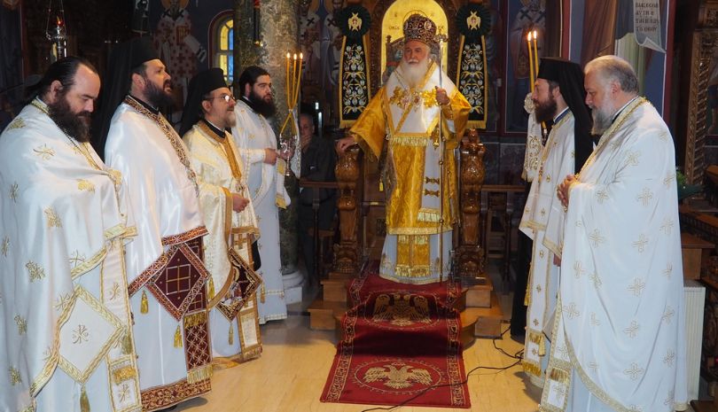 Στον Ιερό Ναό της Αγίας Τριάδος στη Νέα Κηφισιά ο Μητροπολίτης Λήμνου