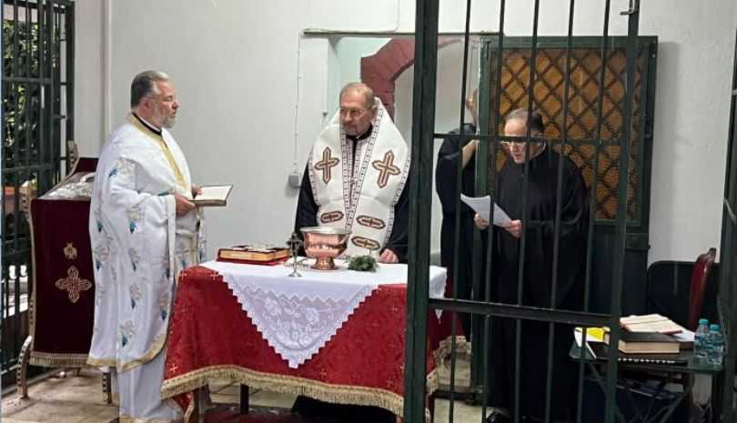 Θεία Λειτουργία στο Αγίασμα της Αγίας Παρασκευής της Κοινότητος Νεοχωρίου