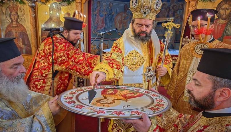 H εορτή της Αγίας Βαρβάρας στη Μητρόπολη Μαρωνείας