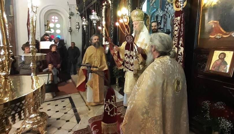 Η εορτή του Αγίου Νικολάου στη Μητρόπολη Καρυστίας και Σκύρου