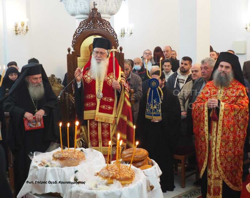 Πανηγυρικός εσπερινός στην Ιερά Μονή Αγίων Νηπίων