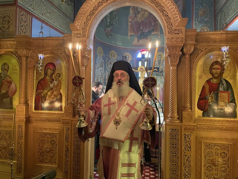 Aρχιερατική Θεία Λειτουργία στην Ιερά Μονή Αγίου Ιωάννου Θεολόγου Αετοχωρίου