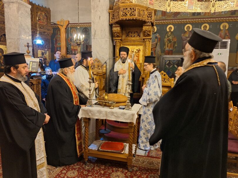 Ο Μητροπολίτης Μαρωνείας ευλόγησε τη Βασιλόπιτα του Συλλόγου Φίλων Βυζαντινής Μουσικής