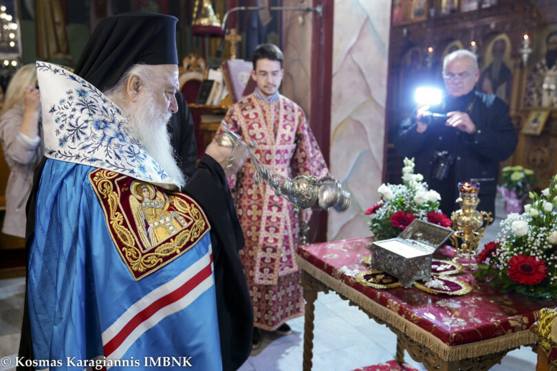 Στο Πλατύ Ημαθίας τα ιερά λείψανα των Αγίων Ραφαήλ, Νικολάου και Ειρήνης