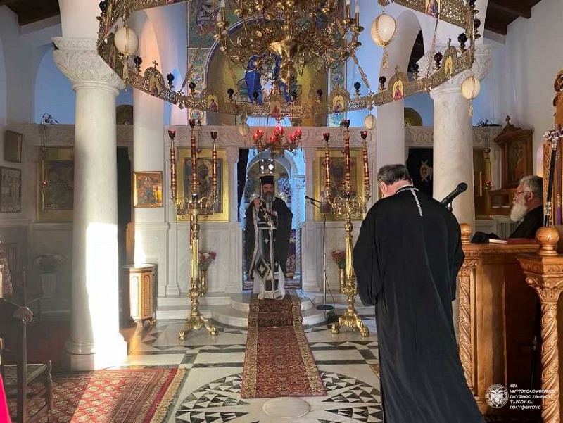 Στο Ι. Μετόχιο του Προφήτου Ηλιού ο Μητροπολίτης Κορίνθου