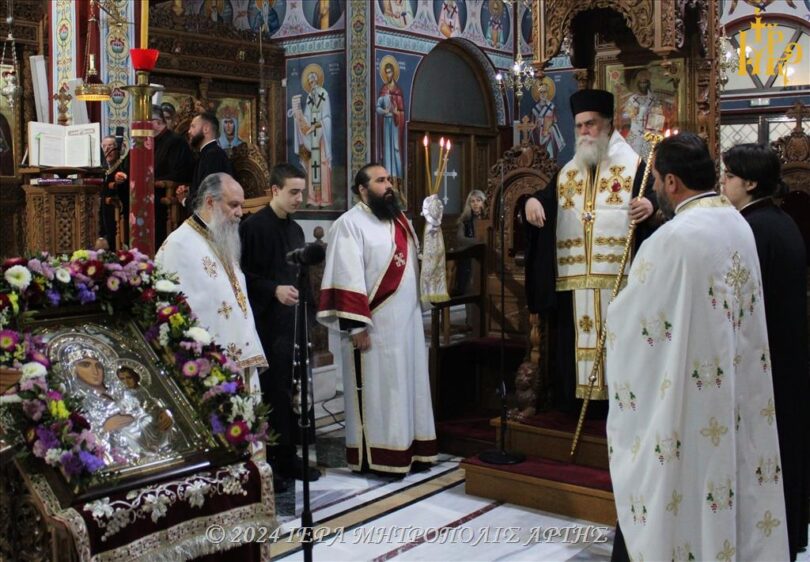 Μητροπολίτης Άρτης: H μετάνοιά μας χαροποιεί την Παναγία