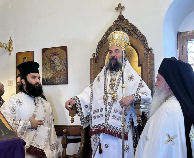 Ο Μητροπολίτης Θήρας στην Ηρακλειά