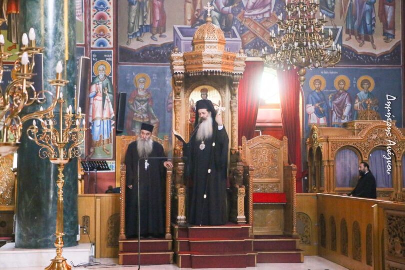 Λαμία: Παρουσία πλήθους πιστών ο τελευταίος Κατανυκτικός Εσπερινός