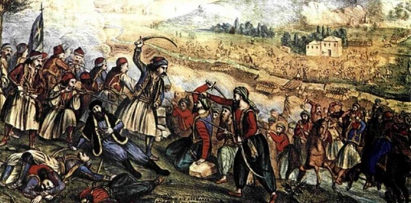 23 Απριλίου 1821 - Η Μάχη της Αλαμάνας - Ο Αθανάσιος Διάκος με μόνο 48 άνδρες, μένει και πολεμάει μέχρις εσχάτων