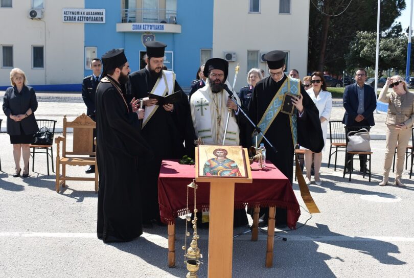 Ο Μητροπολίτης Μαρωνείας στη Σχολή Αστυφυλάκων Κομοτηνής