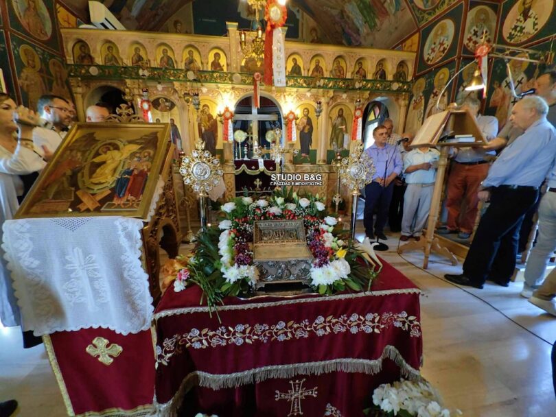 Τα Ιερά Λείψανα των Αγίων Ραφαήλ, Νικολάου και Ειρήνης στις Κοκκινάδες Αργολίδος