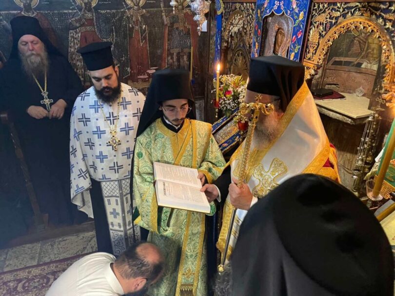 Ιερά Μονή Παναγίας Πελεκητής: Ο Μητροπολίτης Θεσσαλιώτιδος τέλεσε μοναχική κουρά