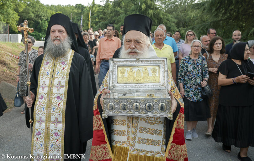 Ιερά Μονή Παναγίας Δοβρά Βεροίας: Λαμπρή υποδοχή της αφθάρτου τιμίας Χειρός της Αγίας Μαρίας της Μαγδαληνής
